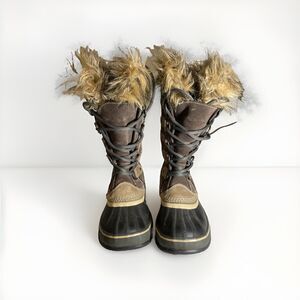 Sorel Brown NL 1540-051 Waterproof Caribou Hunt/Snow Boots Sz‎  7